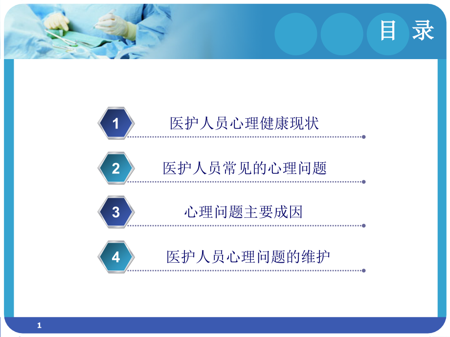 医学ppt课件医护人员心理健康和维护_第1页