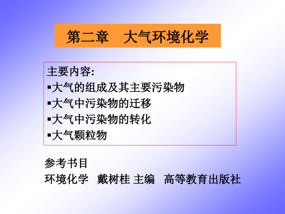 第一节大气的组成及其主要污染物课件_第1页