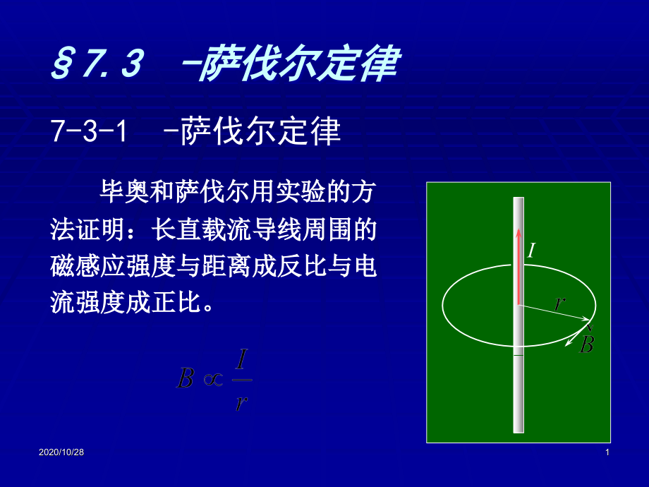 第7章稳定磁场13xue-课件_第1页