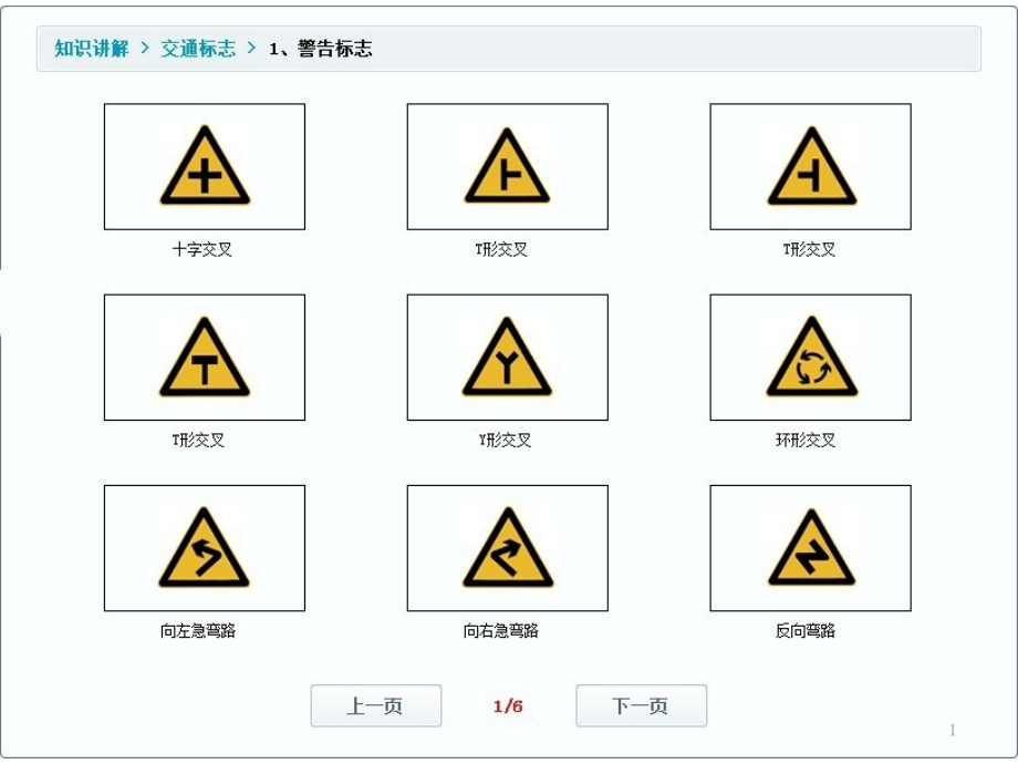 交通标志的认识和讲解课件_第1页