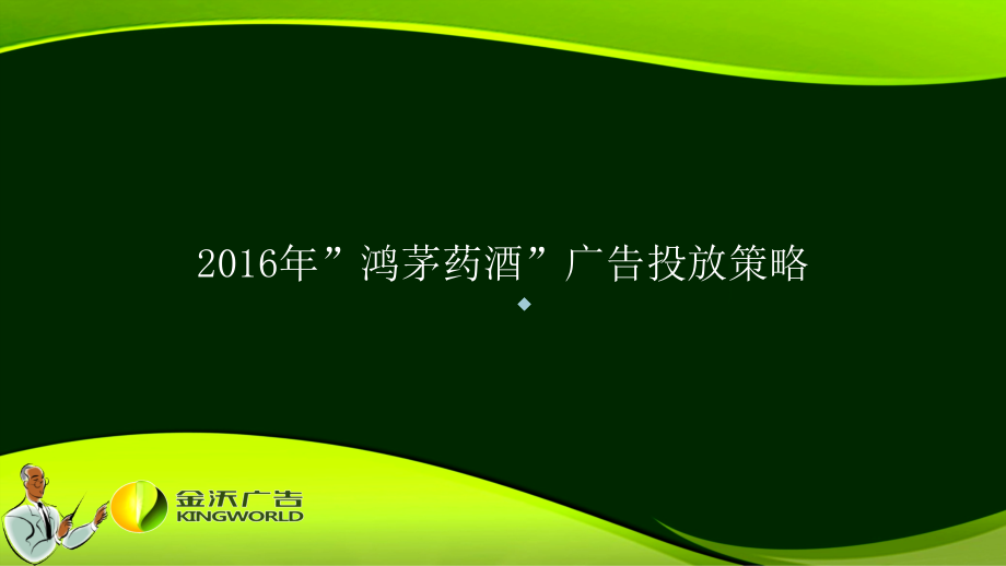 2020鸿茅药酒广告投放方案课件_第1页