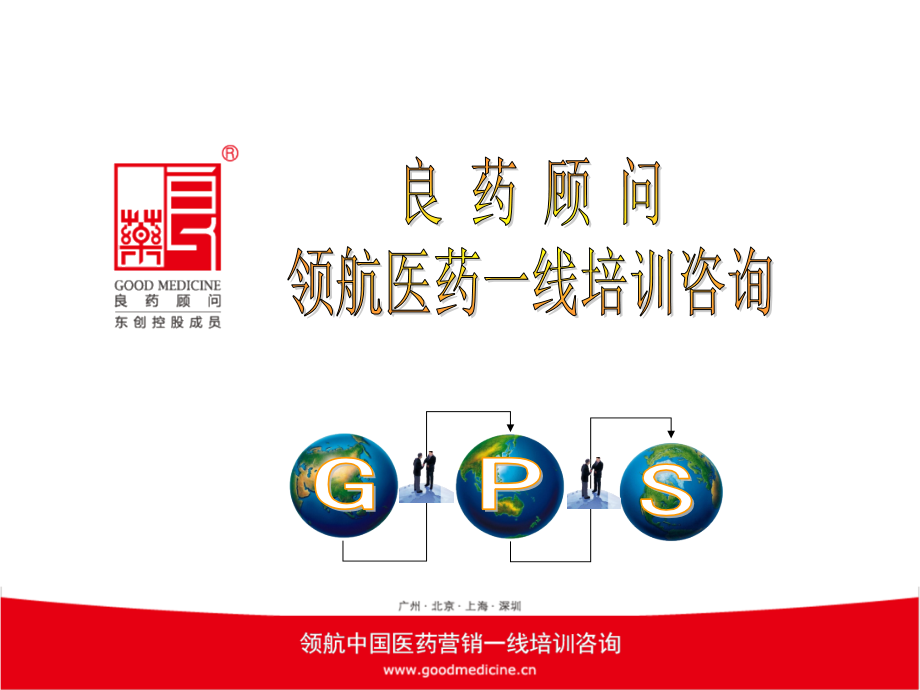 良药GPS-建立医药企业一线销售队伍的自学体系跟培资料课件_第1页