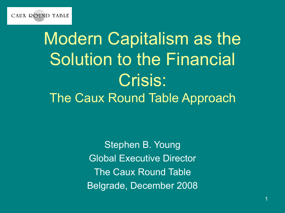 考克斯新圆桌会议moderncapitalismandfinancialcrisi课件_第1页