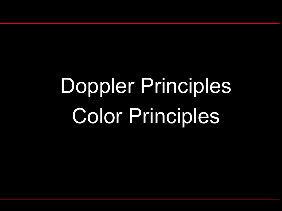 超声彩色多普勒Color-Doppler【可编辑的】课件_第1页