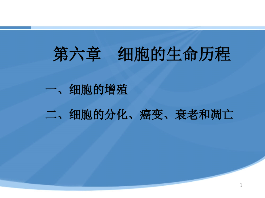 高中生物必修一第六章复习全课件_第1页