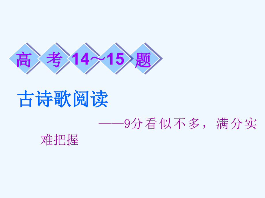 2020高考语文全程备考二轮复习高考14～15题课件_第1页