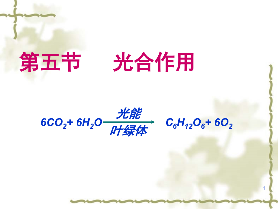 设计试验验证植物光合作用需要CO2材料用具课件_第1页