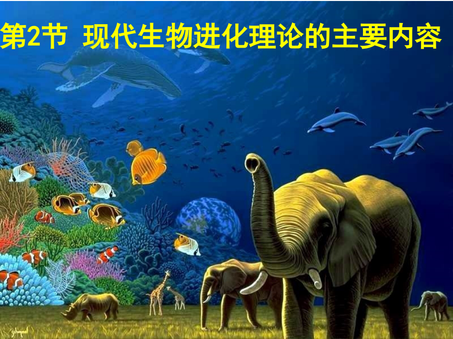 高中生物必修2遗传与进化《二隔离与物种的形成》课课件_第1页