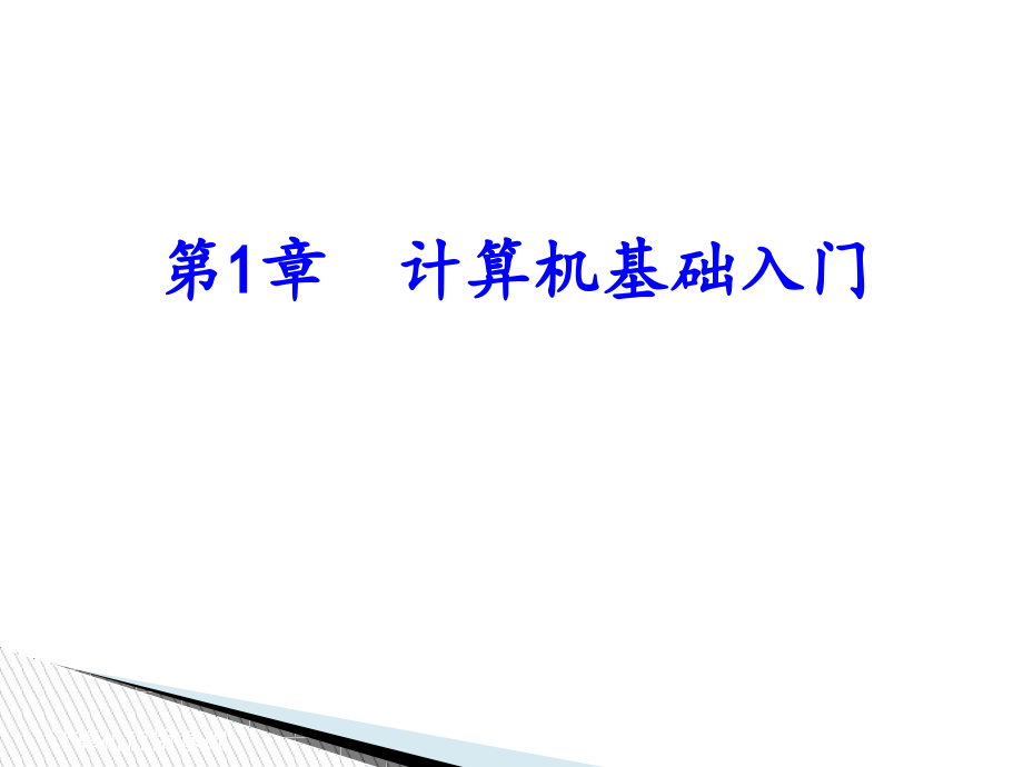 计算机基础入门知识详解课件_第1页