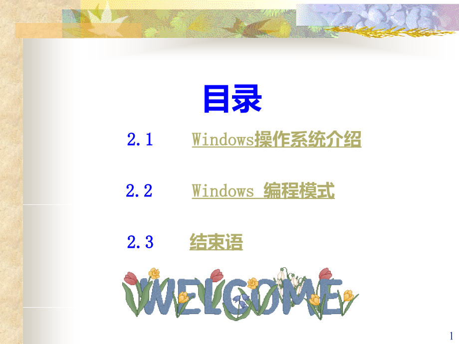 Windows程序设计课件_第1页