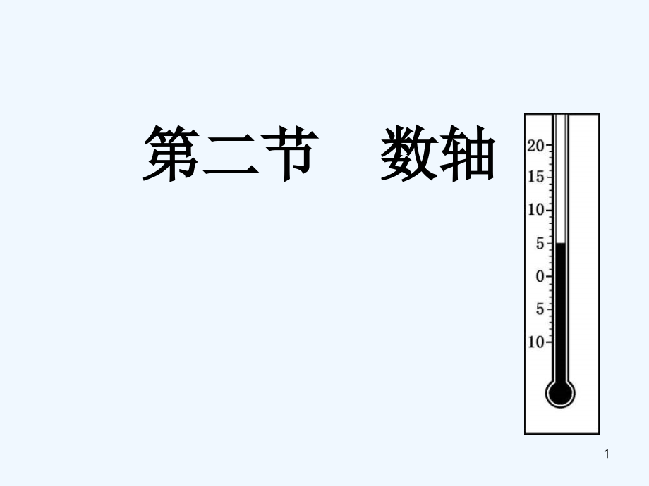 2020北师大版七上《数轴》课件_第1页