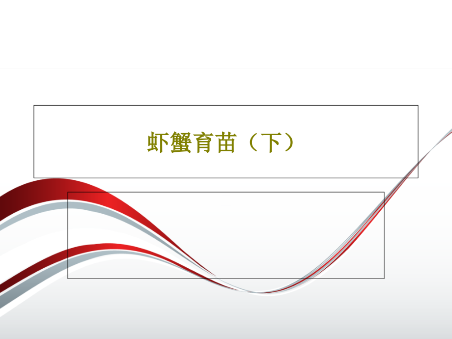 虾蟹育苗(下)教学课件_第1页