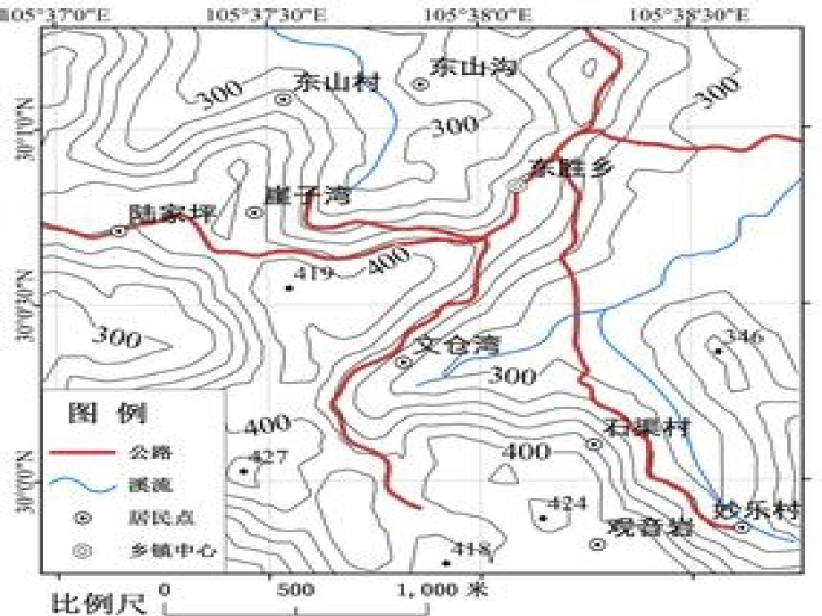 区域地理地形图的判读教学课件1（新版）新人教版_第1页