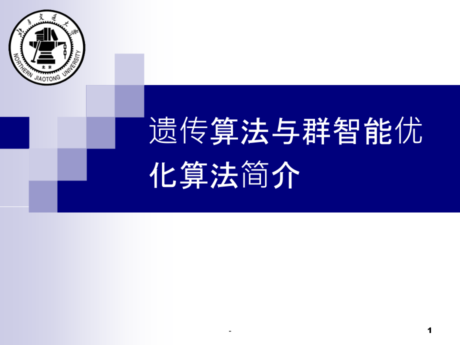 遗传算法与蚁群算法简介-课件_第1页