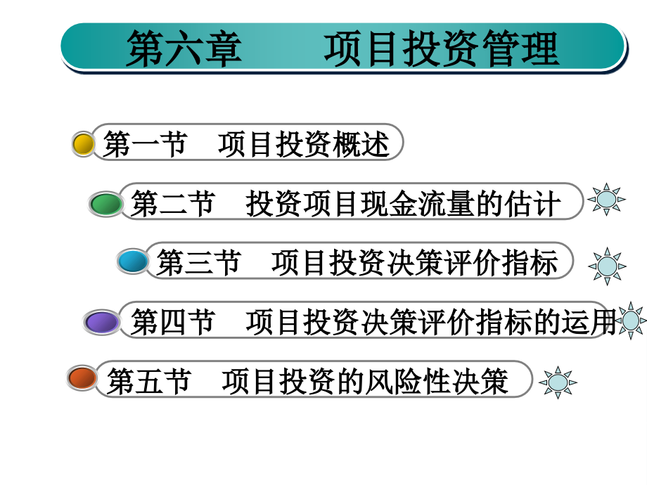 项目投资管理教材课件_第1页