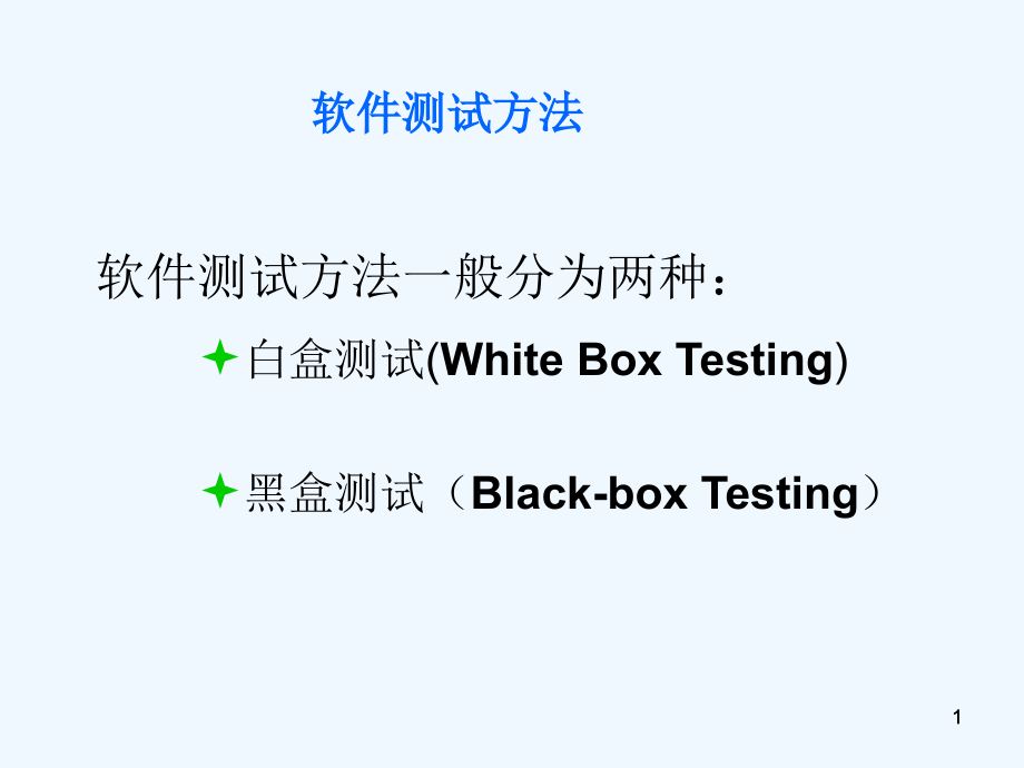 边界值测试及黑盒白盒的测试方法课件_第1页