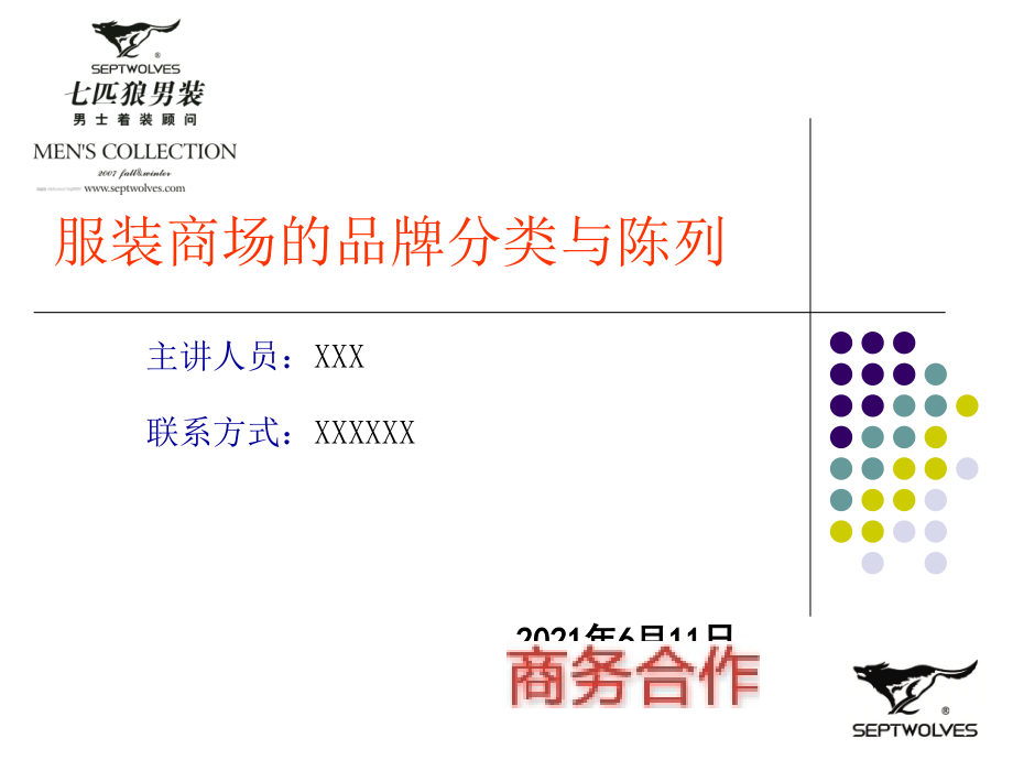 服装商场的品牌分类与陈列_第1页