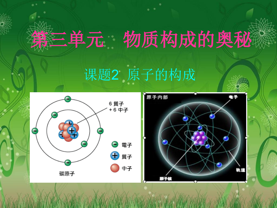 初三化学第三单元-物质构成的奥秘课件_第1页