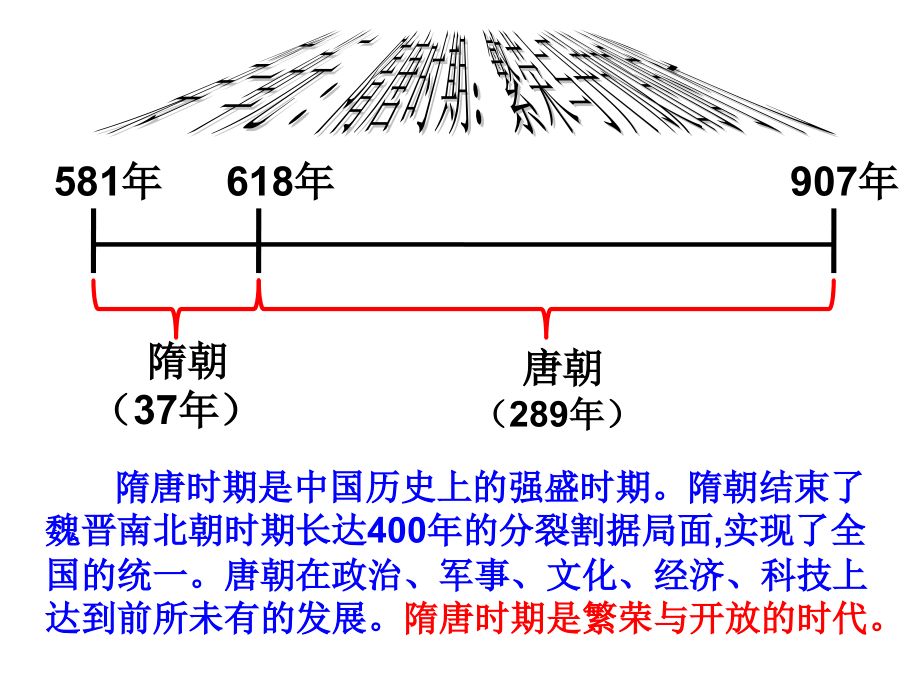 人教版七年级历史下册第一单元隋唐时期：繁荣与开放的社会单元复习课件_第1页