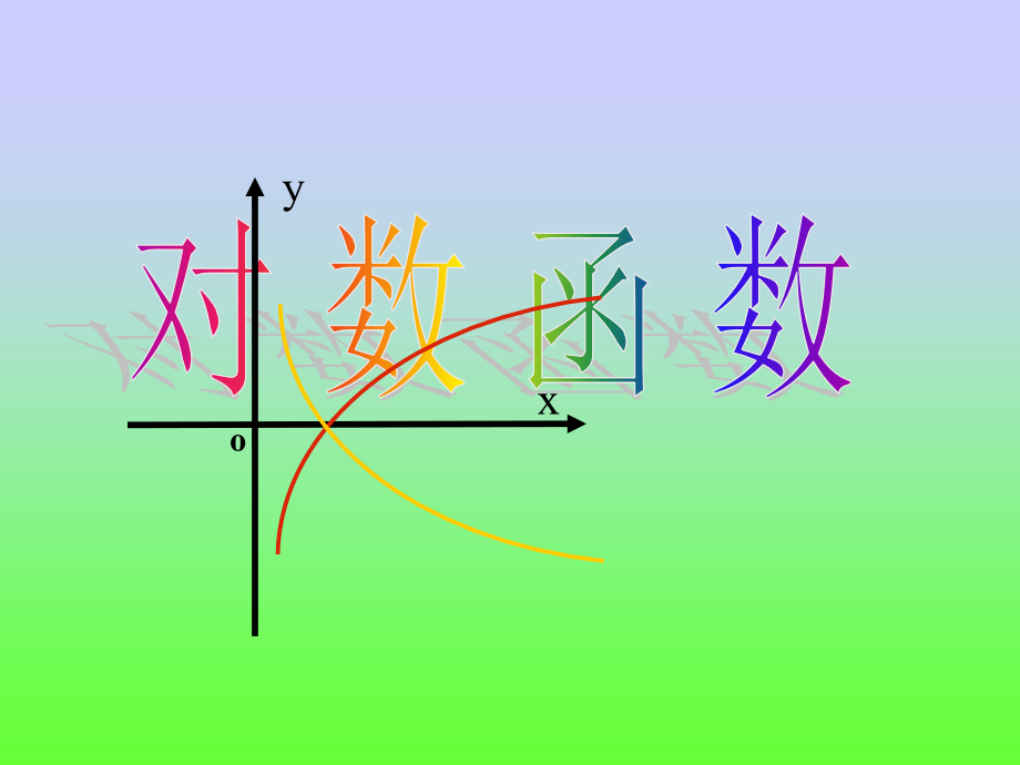 高一数学对数函数及性质课件_第1页