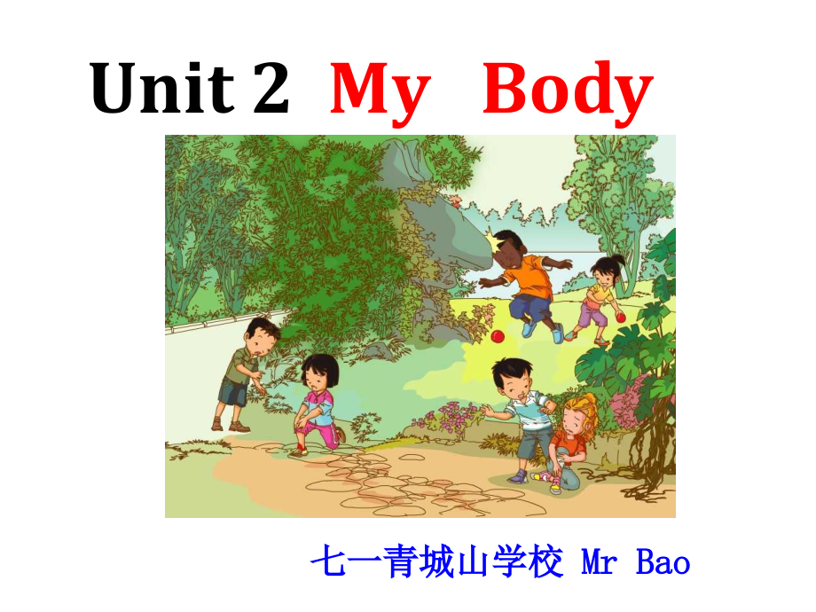 人教版英语三年级上册Unit-2-My-body课件_第1页