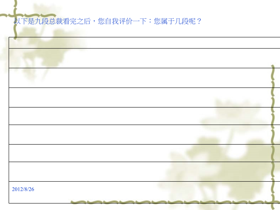 高阶主管七大任务实战演练教材课件_第1页