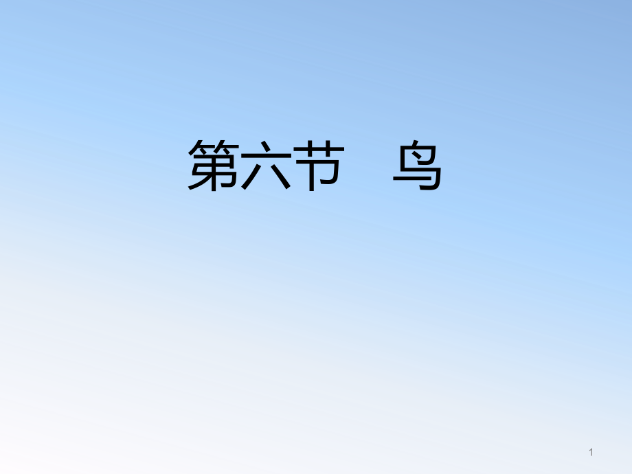 人教版八年级生物上册：516《鸟》课件_第1页