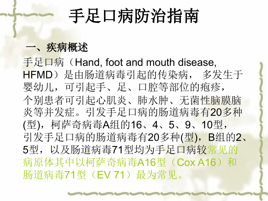 手足口病防治指引_第1页