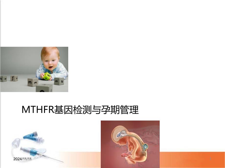 医学课件-MTHFR基因检测与叶酸代谢(产科方_第1页