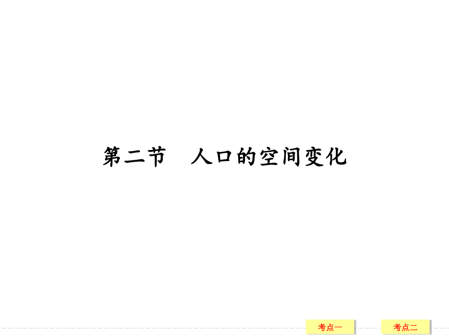 高三地理一轮复习人口的空间变化-课件_第1页