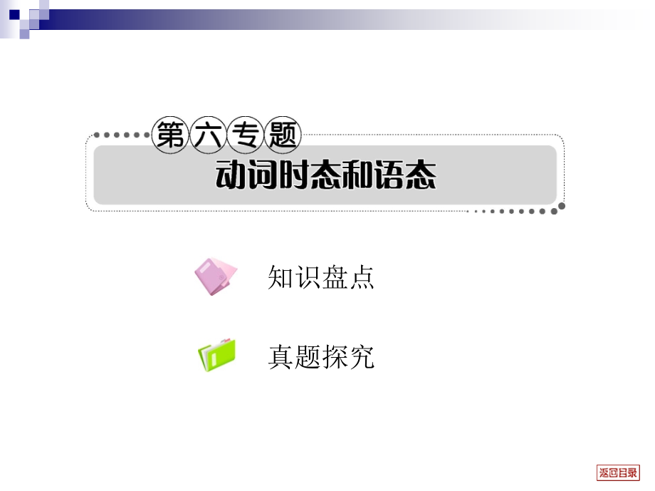 高考英语一轮复习考案语法考点讲练第六专题1课件_第1页