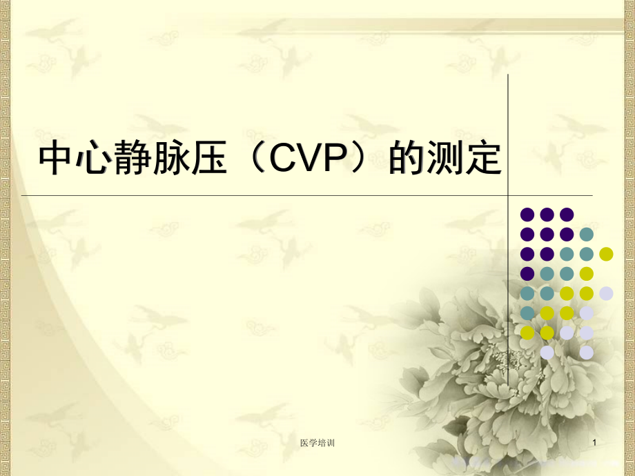 中心静脉压(CVP)的测定(培训类)课件_第1页