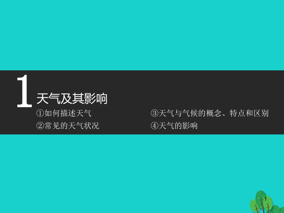 七年级地理上册第三章第一节多变的天气课件_第1页