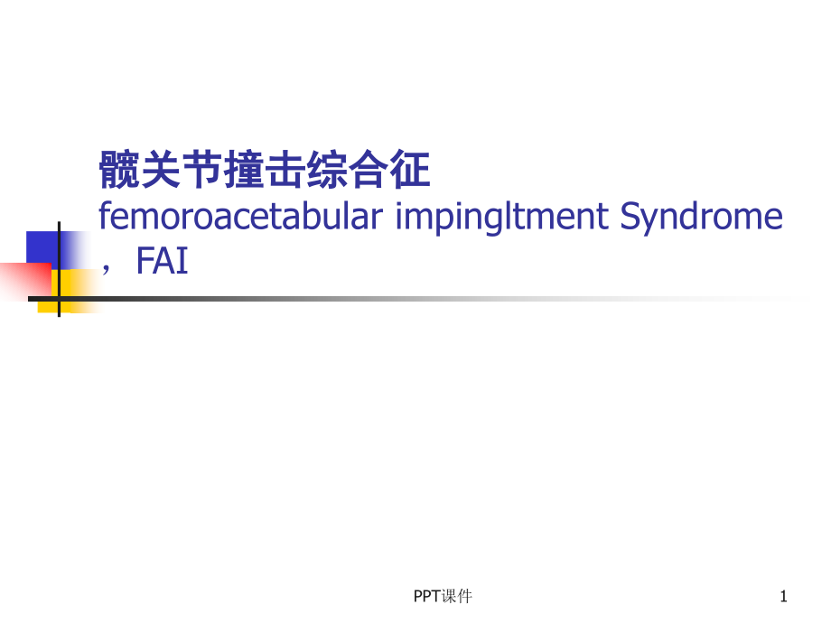 髋关节撞击综合征--课件_第1页