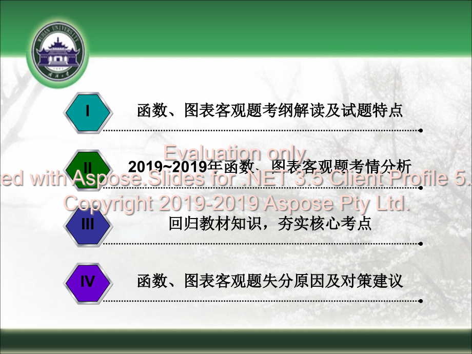 高考政治选择题图表函数类解题探究武大附中袁润强课件_第1页