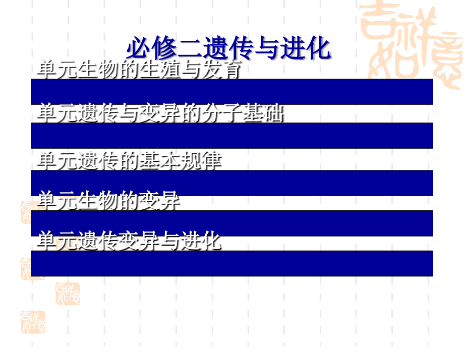 高一生物竞赛辅导必修二课件_第1页