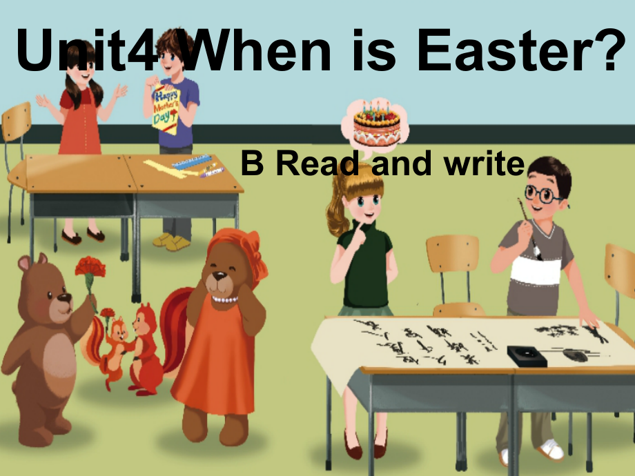 人教版PEP五年级下册Unit4-When-is-Easter-Read-and-write课件等_第1页