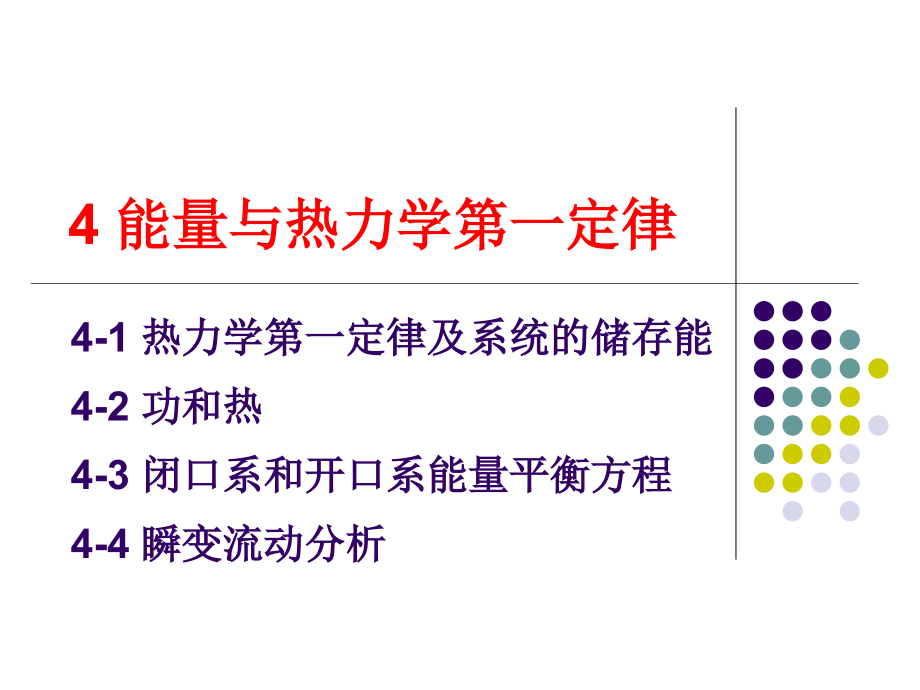 高等工热4能量与热力学第一定律课件_第1页