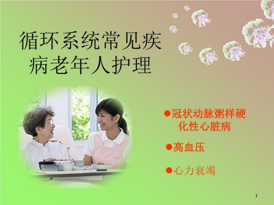 循环系统常见疾病老年人护理课件_第1页