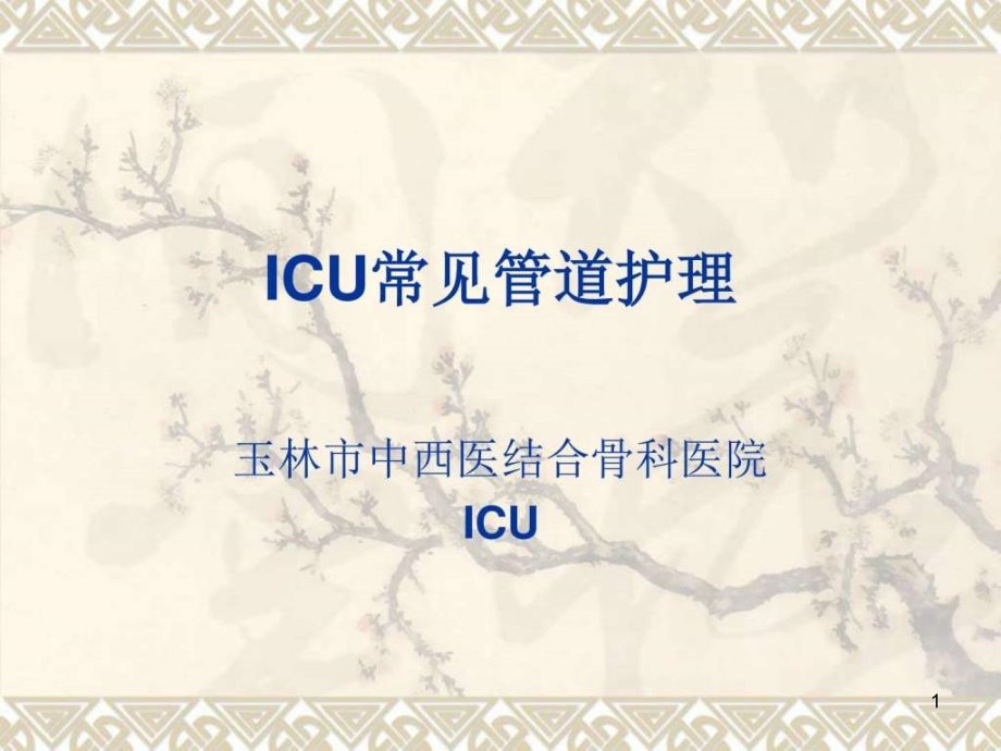 ICU常见管道护理图文课件_第1页