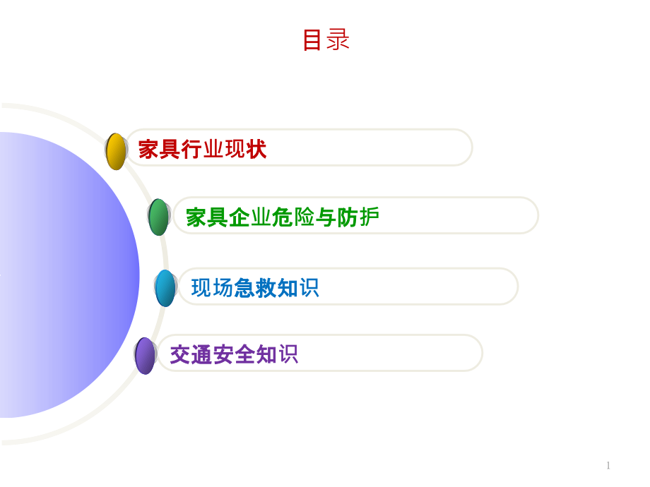 家具行业安全生产培训课件_第1页