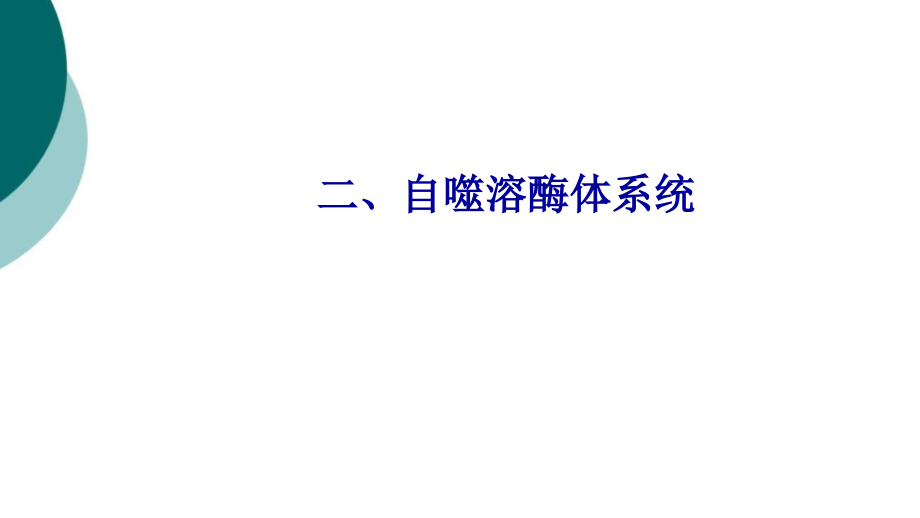 自噬研究的相关知识课件_第1页