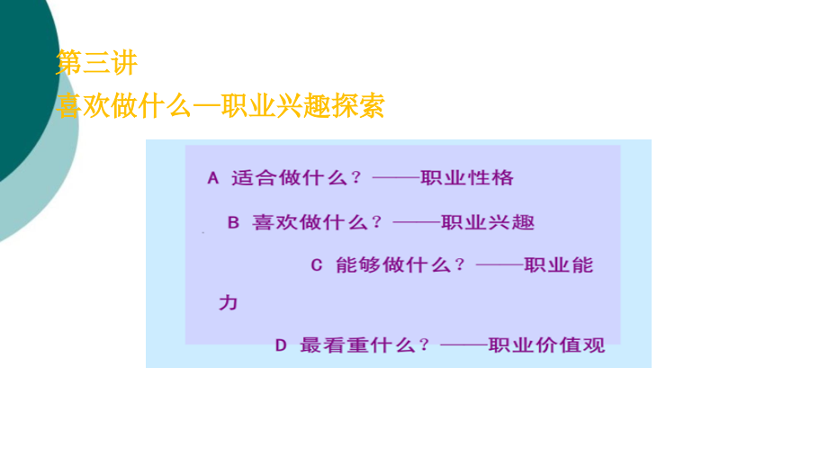 职业兴趣探索课件_第1页