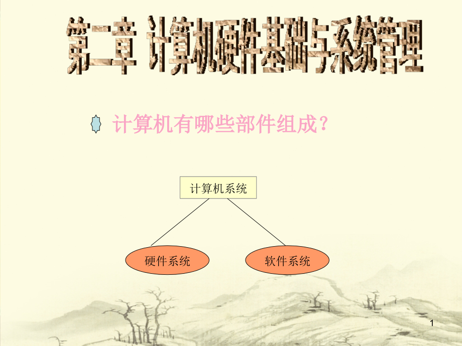 七年级计算机硬件设备ppt课件_第1页