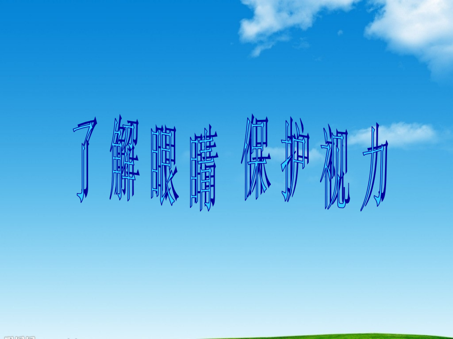 新苏教版二年级语文下册《了解眼睛-保护视力》课件_第1页