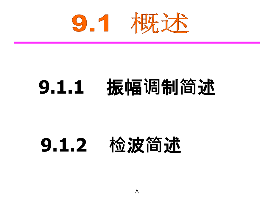 通信原理知识-调制与解调课件_第1页