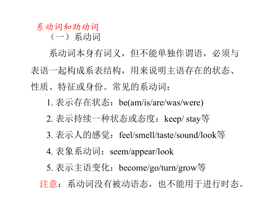 人教版九年级英语中考复习ppt课件：动词_第1页