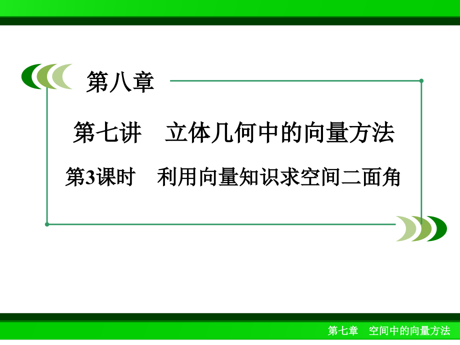 利用空间向量知识求空间中的二面角课件_第1页