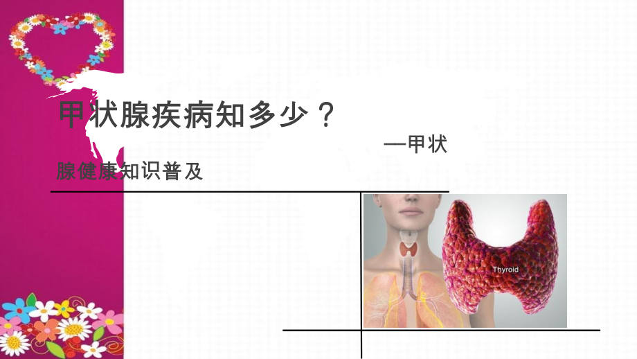 甲状腺健康知识普及_第1页