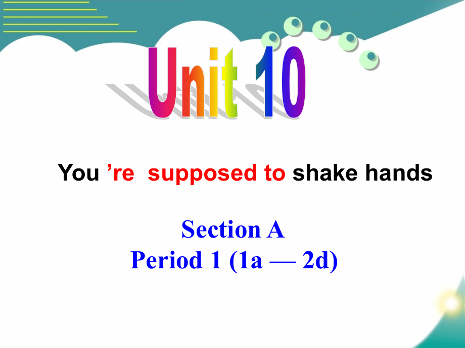 九年级的unit0SectionA-1课件_第1页